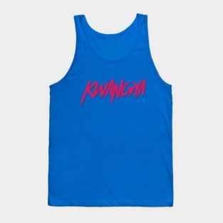 SM Aespa Kwangya pink typography Tank Top